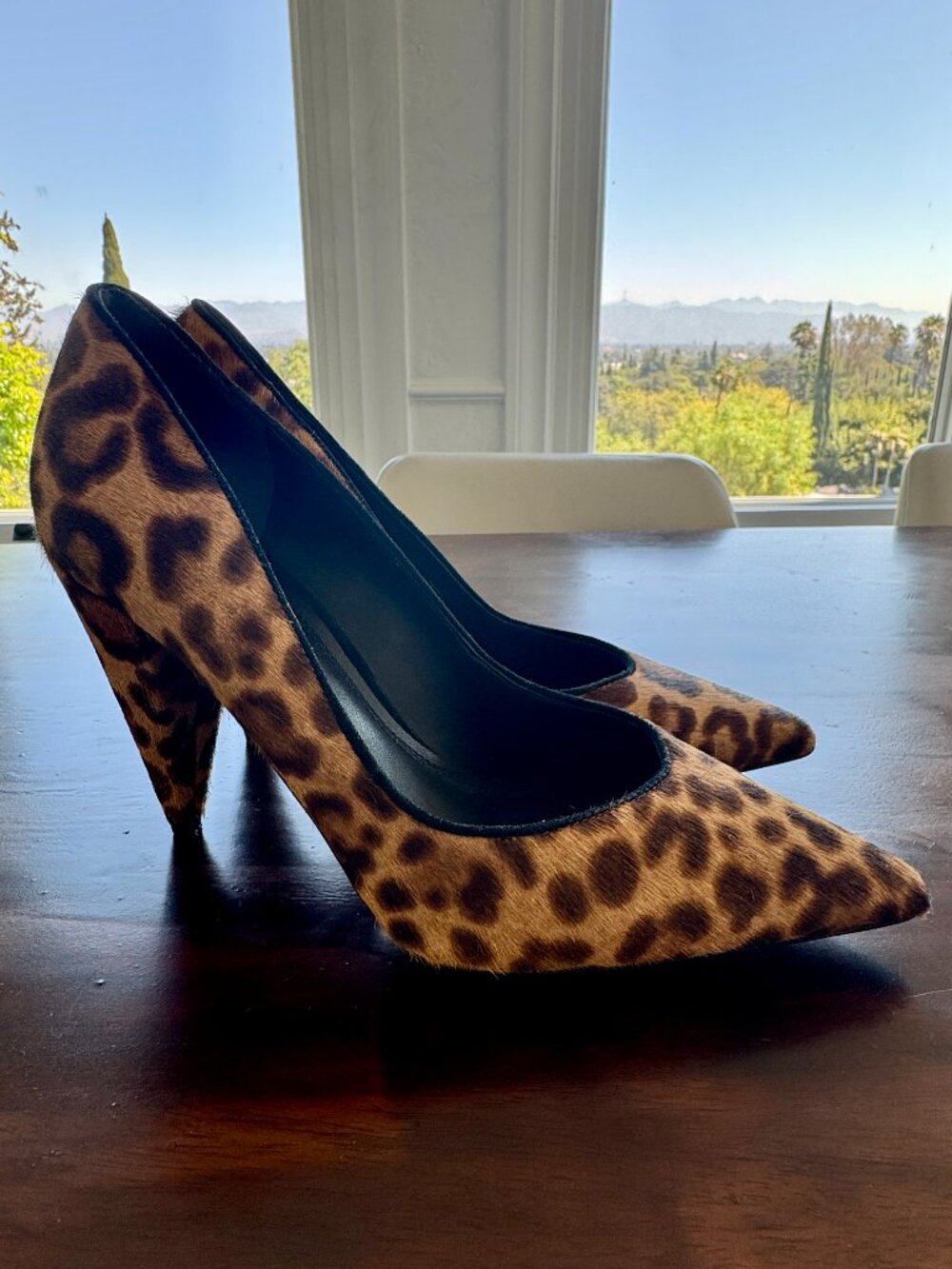 MARC FISHER Hesla Leopard Calf Hair Pump - Picture 8 of 13